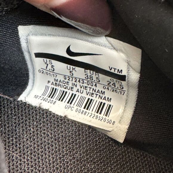 Nike Duel Racer Black Grey White Running Shoe Athletic 927243-004 Size 7.5 - Picture 11 of 12